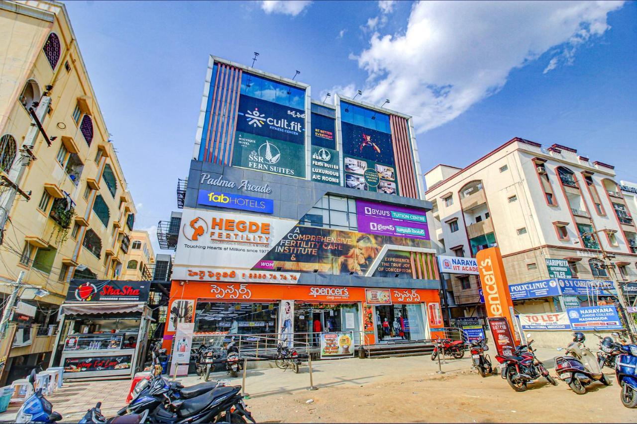 Fabhotel Ssr Fern Suites - 100M From Gsm Mall Madeenaguda Lingampalli Exterior photo